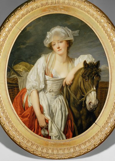 La lechera (pintura sobre lienzo) de Jean Baptiste Greuze