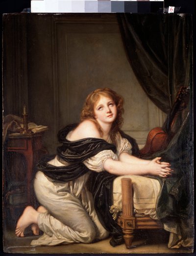 La oración de la mañana de Jean Baptiste Greuze