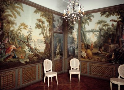 Vista interna del Salón Demarteau realizado por Jean Baptiste Huet (1745-1811) de Jean Baptiste Huet