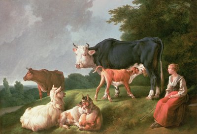 Escena Pastoral de Jean Baptiste Huet