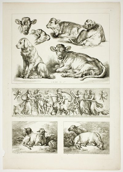 Placa 20 de 38 de Oeuvres de J. B. Huet de Jean Baptiste Huet