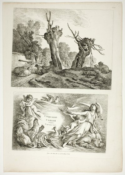 Placa 25 de 38 de Oeuvres de J. B. Huet de Jean Baptiste Huet