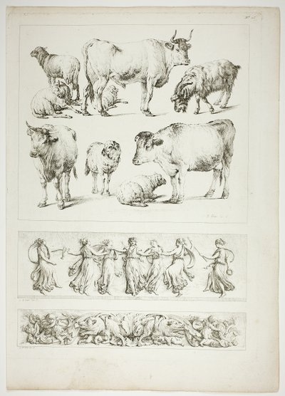 Placa 26 de 38 de Oeuvres de J. B. Huet de Jean Baptiste Huet