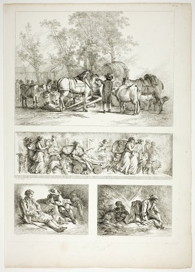 Placa 27 de 38 de Oeuvres de J. B. Huet de Jean Baptiste Huet