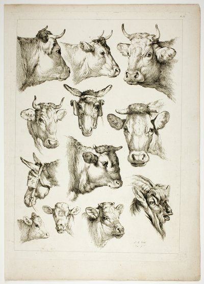 Placa 35 de 38 de Oeuvres de J. B. Huet de Jean Baptiste Huet