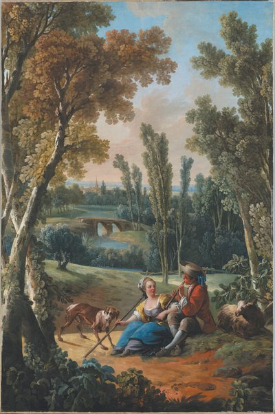 La lección de flauta de Jean Baptiste Huet