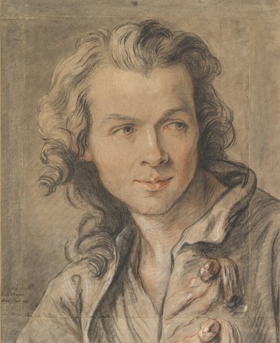 Retrato de Étienne Maurice Falconet, 1741 de Jean Baptiste II Lemoyne