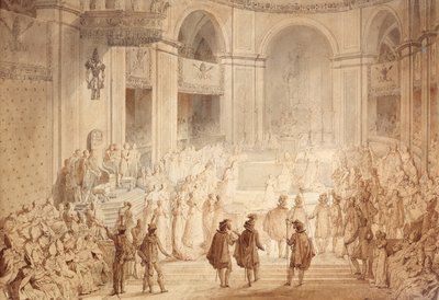 Coronación de Napoleón I en Notre Dame de Jean Baptiste Isabey