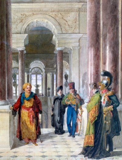 Explorando el Museo, 1817 de Jean Baptiste Isabey