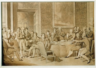 Reunión del Congreso de Viena ... de Jean Baptiste Isabey