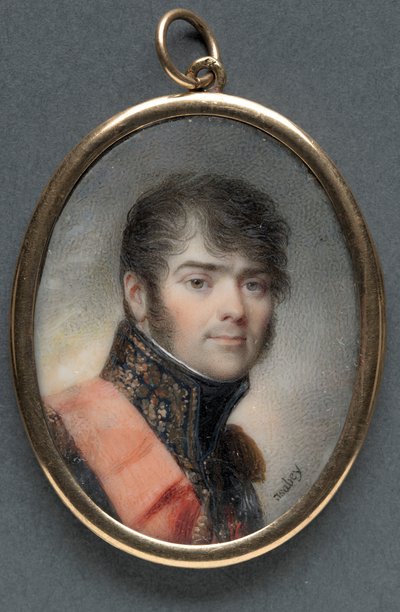 Retrato de Henri Gratien, Conde Bertrand de Jean Baptiste Isabey