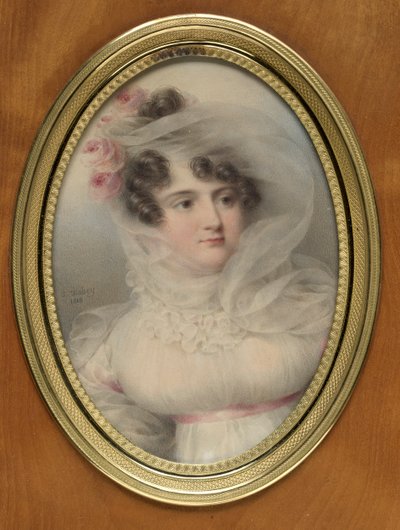 Retrato de Hortense de Perregaux, Duquesa de Ragusa de Jean Baptiste Isabey