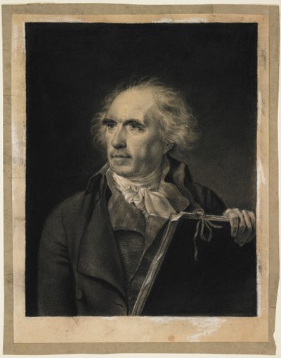 Retrato de Hubert Robert, c.1798-99 de Jean Baptiste Isabey