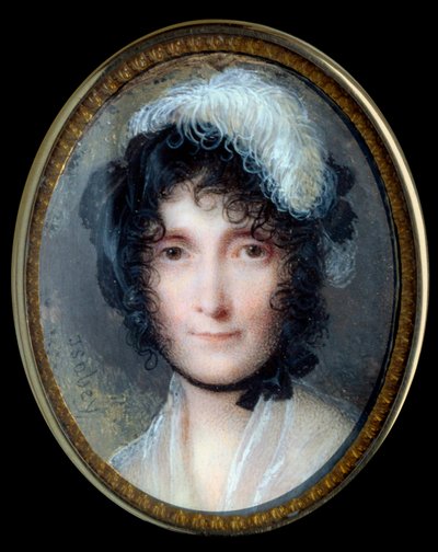 Retrato de Laetitia Bonaparte (Letizia Maria Ramolino) (1750-1836), madre de Napoleón Bonaparte de Jean Baptiste Isabey