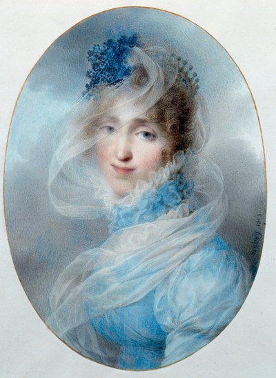 Retrato de la reina Hortensia de Beauharnais de Jean Baptiste Isabey
