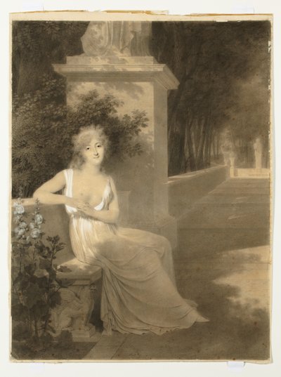 Retrato de Thérésa Tallien como musa de la poesía de Jean Baptiste Isabey