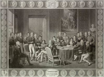 El Congreso de Viena de Jean Baptiste Isabey