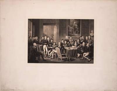 El Congreso de Viena, c. 1815 de Jean Baptiste Isabey
