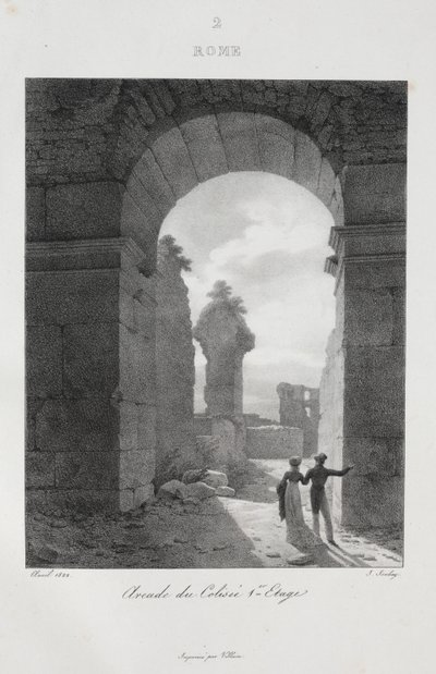 Viaje a Italia en 1822 de Jean Baptiste Isabey