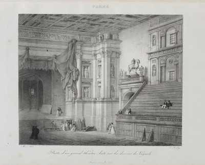 Viaje a Italia en 1822, 1833 de Jean Baptiste Isabey