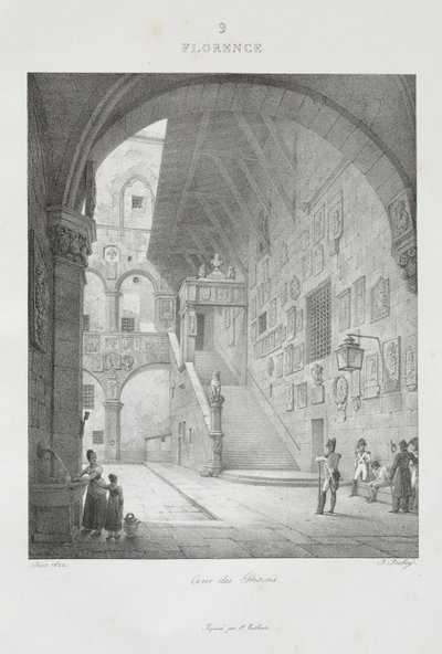 Viaje a Italia en 1822, 1833 de Jean Baptiste Isabey