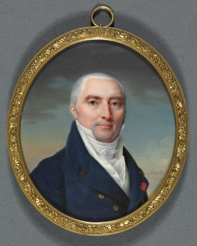 Retrato de Antoine Roy, 1820 de Jean Baptiste Jacques Augustin