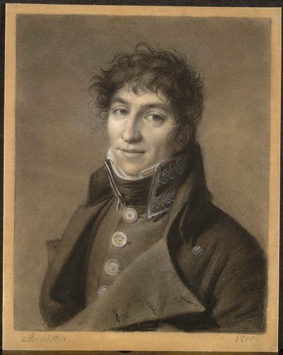retrato de un hombre de Jean Baptiste Jacques Augustin