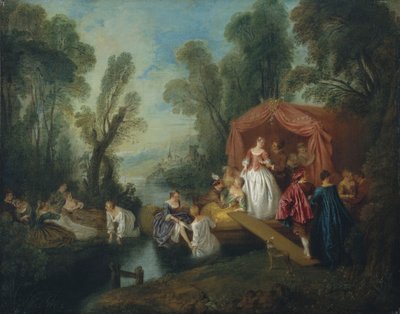 Partida para la Isla de Citera de Jean Baptiste Joseph Pater