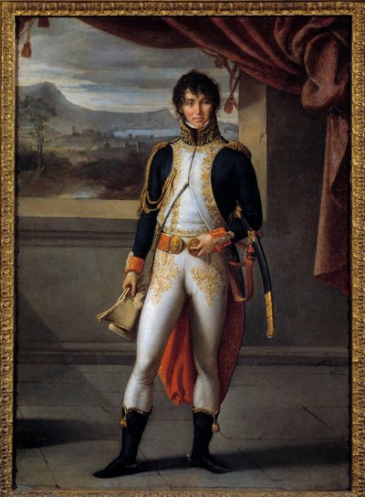 Retrato de cuerpo entero de Joachim Murat (1767-1815), mariscal de Francia de Jean Baptiste Joseph Wicar