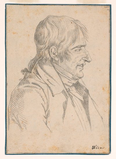 Retrato de un Hombre de Jean Baptiste Joseph Wicar
