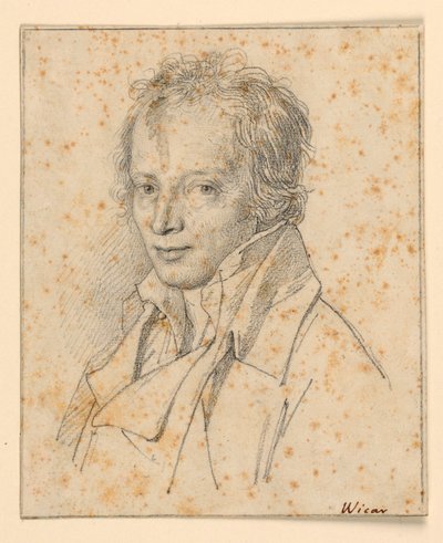 Retrato de un joven de Jean Baptiste Joseph Wicar