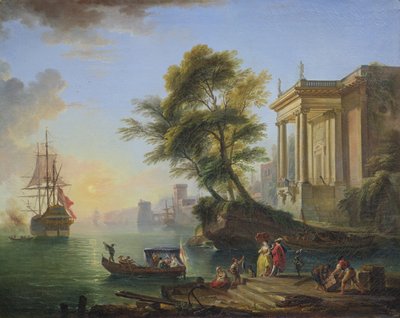 Marina, atardecer de Jean Baptiste Lallemand