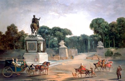 Entrada al Palacio de Luis XV, 1775 de Jean Baptiste Le Prince