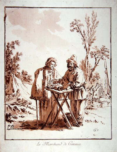Le Marchand de Gateaux de Jean Baptiste Le Prince