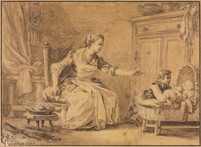 Solicitud maternal, 1777 de Jean Baptiste Le Prince