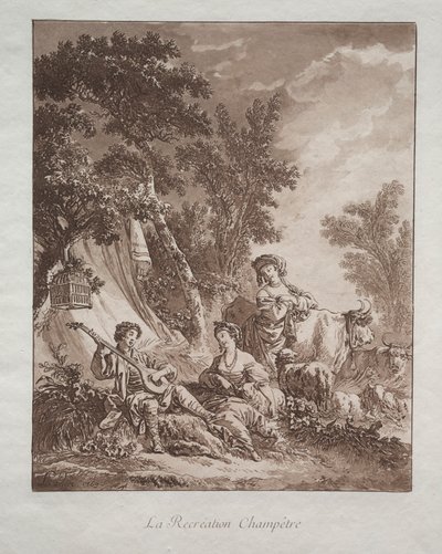 Recreación Rural, 1769 de Jean Baptiste Le Prince