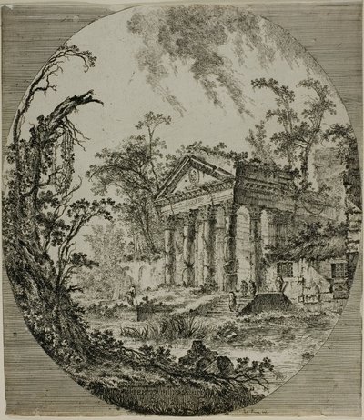 Templo de Augusto de Jean Baptiste Le Prince
