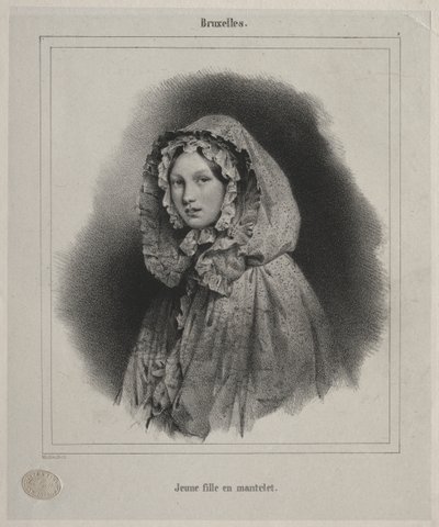 Bruselas: Niña con una Capa de Jean Baptiste Madou