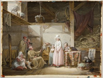 La oración de la tarde de Jean Baptiste Mallet