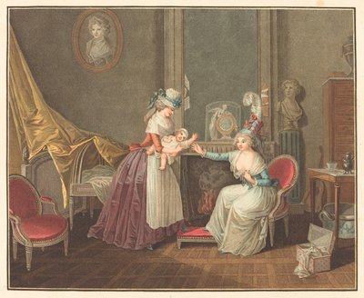 El almuerzo de Fanfan de Jean Baptiste Mallet after Henri Nicolas van Gorp