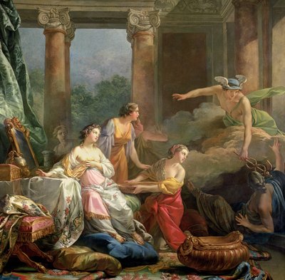 Mercurio, Herse y Aglauros, 1763 de Jean Baptiste Marie Pierre