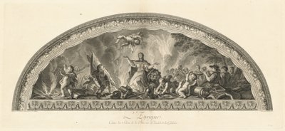 España, Centro del Salón de la Paz en la Galería [pl. 47] de Jean Baptiste Masse