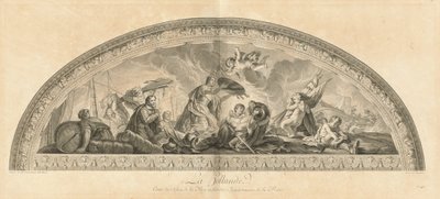 La Holanda, Centro del Salón de la Paz Frente a los Apartamentos de la Reina [pl. 48] de Jean Baptiste Masse