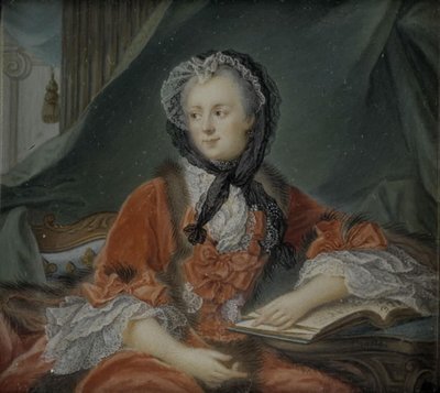 Retrato de Marie Leszczinska, Reina de Francia (1703-1768) de Jean Baptiste Masse