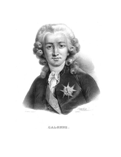 Charles Alexandre de Calonne de Jean Baptiste Mauzaisse