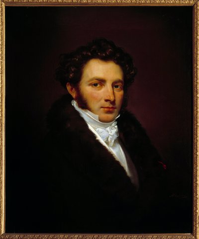 Retrato del Conde Louis Marchand (1791-1876) primer ayuda de cámara de Napoleón I de 1814 a 1821 de Jean Baptiste Mauzaisse