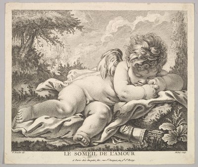 El sueño de Cupido de Jean Baptiste Michel