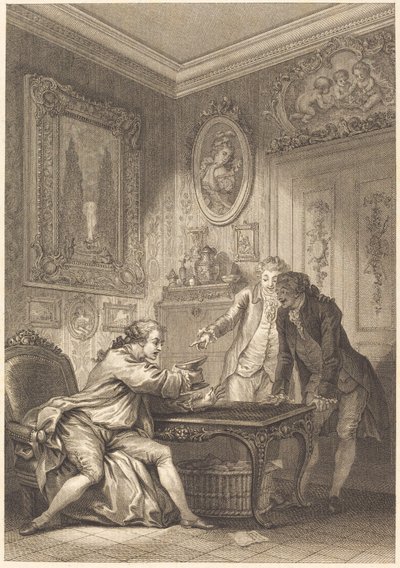 La Copa Encantada de Jean Baptiste Michel Dupreel after Jean Honoré Fragonard