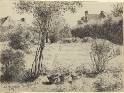 Jardín Soleado de Jean Baptiste Millet