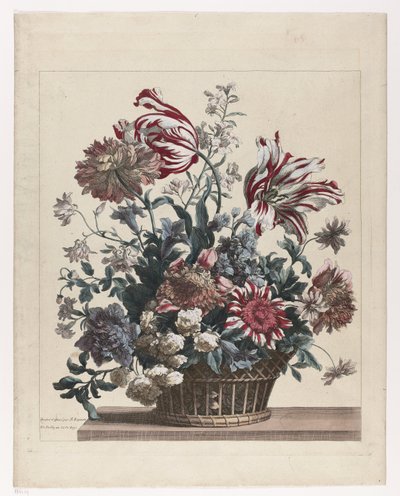 Cesta con Flores Bloemenmand de Jean Baptiste Monnoyer